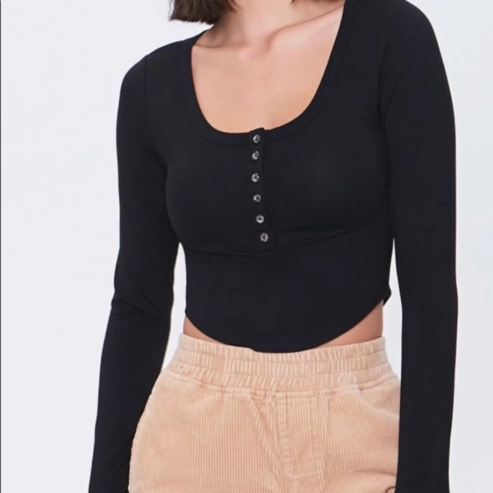 Cropped long sleeve